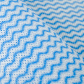 Tecido não tecido impresso em ondas azuis como pano de cozinha